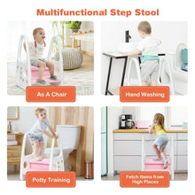 Load image into Gallery viewer, Kids Step Stool Learning Helper
