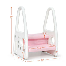 Load image into Gallery viewer, Kids Step Stool Learning Helper