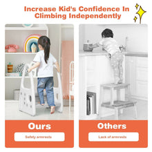 Load image into Gallery viewer, Kids Step Stool Learning Helper