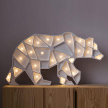 Load image into Gallery viewer, Little Lights Geometric Polar Bear Lamp