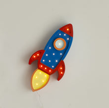 Load image into Gallery viewer, Little Lights Rocket Ship Lamp