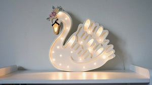 Little Lights Swan Lamp