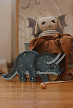 Load image into Gallery viewer, Little Lights Triceratops Dinosaur Lamp