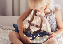 Load image into Gallery viewer, Little Lights Whale Ship Lamp