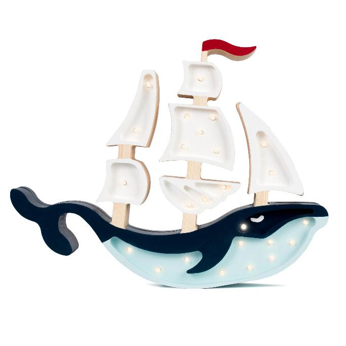 Little Lights Whale Ship Lamp