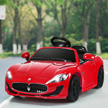 Load image into Gallery viewer, Maserati Gran Cabrio 12v Battery Powered Vehicle With Remote Control And LED Lights