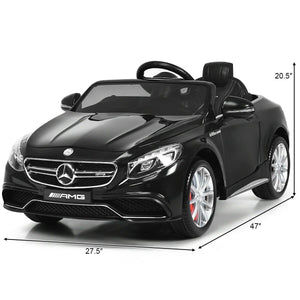 Mercedes-Benz S63 Licensed Kids Ride On Car