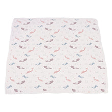 Load image into Gallery viewer, Mermaids And Scales Bamboo Muslin Newcastle Blanket