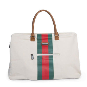Mommy Bag- Green/Red Stripes