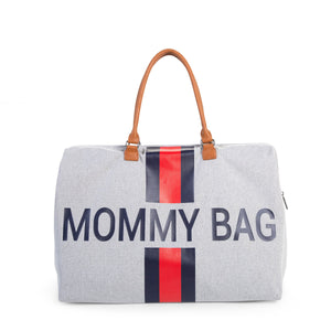 Mommy Bag- Red/Blue Stripes