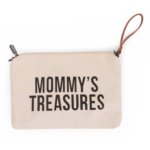 Mommy's Treasures Clutch- Off White