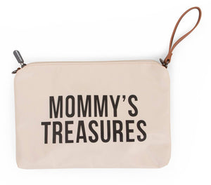 Mommy's Treasures Clutch- Off White