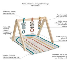 NEW Ritzy Activity Gym™ Wooden Gym With Toys