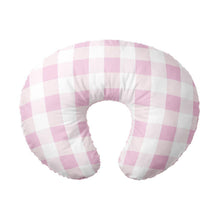 Load image into Gallery viewer, Nursing Pillow Cover - Pink Plaid