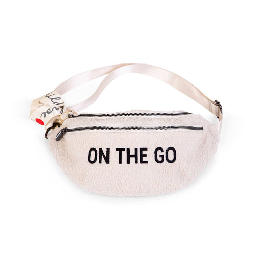On The Go Banana Bag- Teddy Off White *Limited Edition