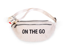 Load image into Gallery viewer, On The Go Banana Bag- Teddy Off White *Limited Edition