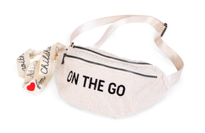 On The Go Banana Bag- Teddy Off White *Limited Edition