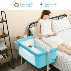 Portable Baby Bed Travel Bassinet Crib With Carrying Bag