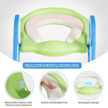 Load image into Gallery viewer, Potty Training Toilet Seat With Step Stool Ladder