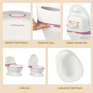 Potty Training Transition Toilet W/ Flushing Sound
