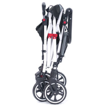 Load image into Gallery viewer, Push Pull Titanium Series Plus Folding Wagon Stroller With Canopy- Black
