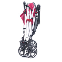 Load image into Gallery viewer, Push Pull Titanium Series Plus Folding Wagon Stroller With Canopy- Pink