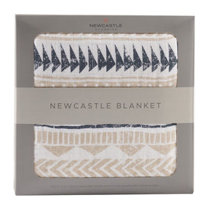 Pyramid Cotton Muslin Newcastle Blanket