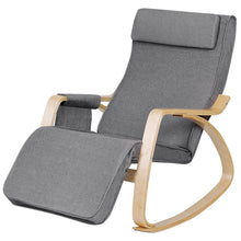 Load image into Gallery viewer, Relax Adjustable Lounge Rocking Chair With Pillow &amp; Pocket