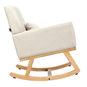 Rocking Chair Upholstered Armchair With Lumbar Support