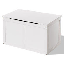 Load image into Gallery viewer, Safety Hinge Wooden Chest Organizer Toy Storage Box