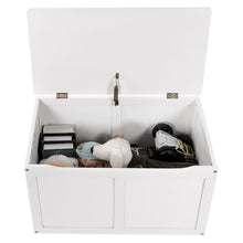 Load image into Gallery viewer, Safety Hinge Wooden Chest Organizer Toy Storage Box