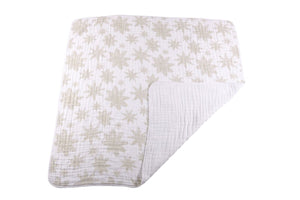 Star Anise Cotton Muslin Newcastle Blanket