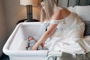 Sunset Dreaming Portable Bassinet - Grey