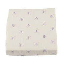 Load image into Gallery viewer, Watercolor Star And White Bamboo Muslin Newcastle Blanket
