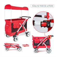 Load image into Gallery viewer, WonderFold MJ04 Chariot Milioo Double Stroller Wagon (2 Seater)