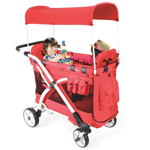 WonderFold MJ04 Chariot Milioo Double Stroller Wagon (2 Seater)