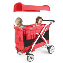 Load image into Gallery viewer, WonderFold MJ04 Chariot Milioo Double Stroller Wagon (2 Seater)