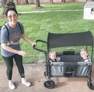 WonderFold W1 Multifunctional Double Stroller Wagon (2 Seater)