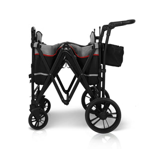 WonderFold X2 Pull & Push Double Stroller Wagon (2 Seater)