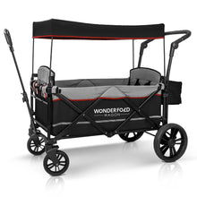 Load image into Gallery viewer, WonderFold X2 Pull &amp; Push Double Stroller Wagon (2 Seater)
