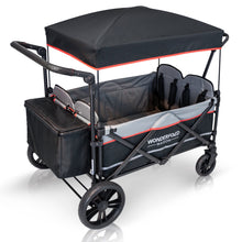 Load image into Gallery viewer, WonderFold X4 Pull &amp; Push Quad Stroller Wagon (4 Seater)