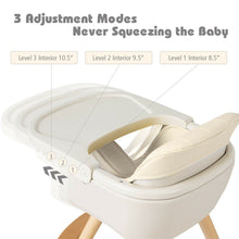 Load image into Gallery viewer, Wooden High Chair - 3 In 1 Convertible Wooden High Chair With Cushion