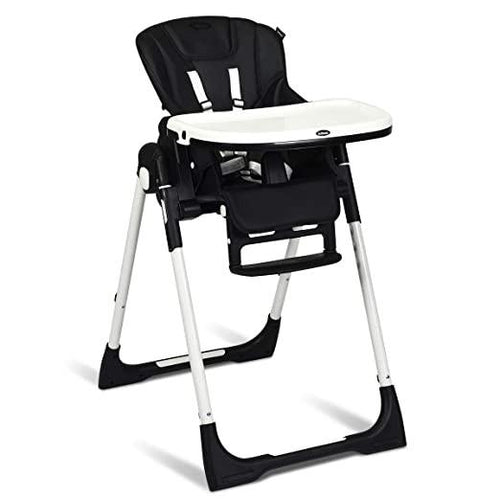 Wooden High Chair - Adjustable Foldable High Chair