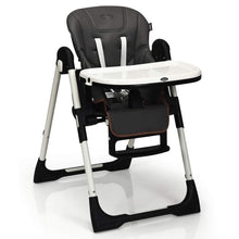 Load image into Gallery viewer, Wooden High Chair - Adjustable Foldable High Chair