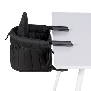 Wooden High Chair - Baby Table Chair , Portable & Folding Clip Fast Hook
