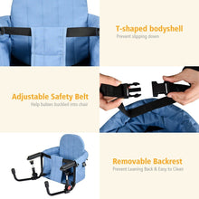 Load image into Gallery viewer, Wooden High Chair - Baby Table Chair , Portable &amp; Folding Clip Fast Hook