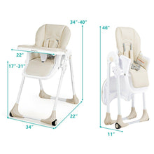 Load image into Gallery viewer, Wooden High Chair - Convertible High Chair