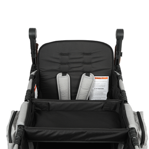 Keenz XC - Luxury Comfort Stroller Wagon 2 Passenger- Smoke